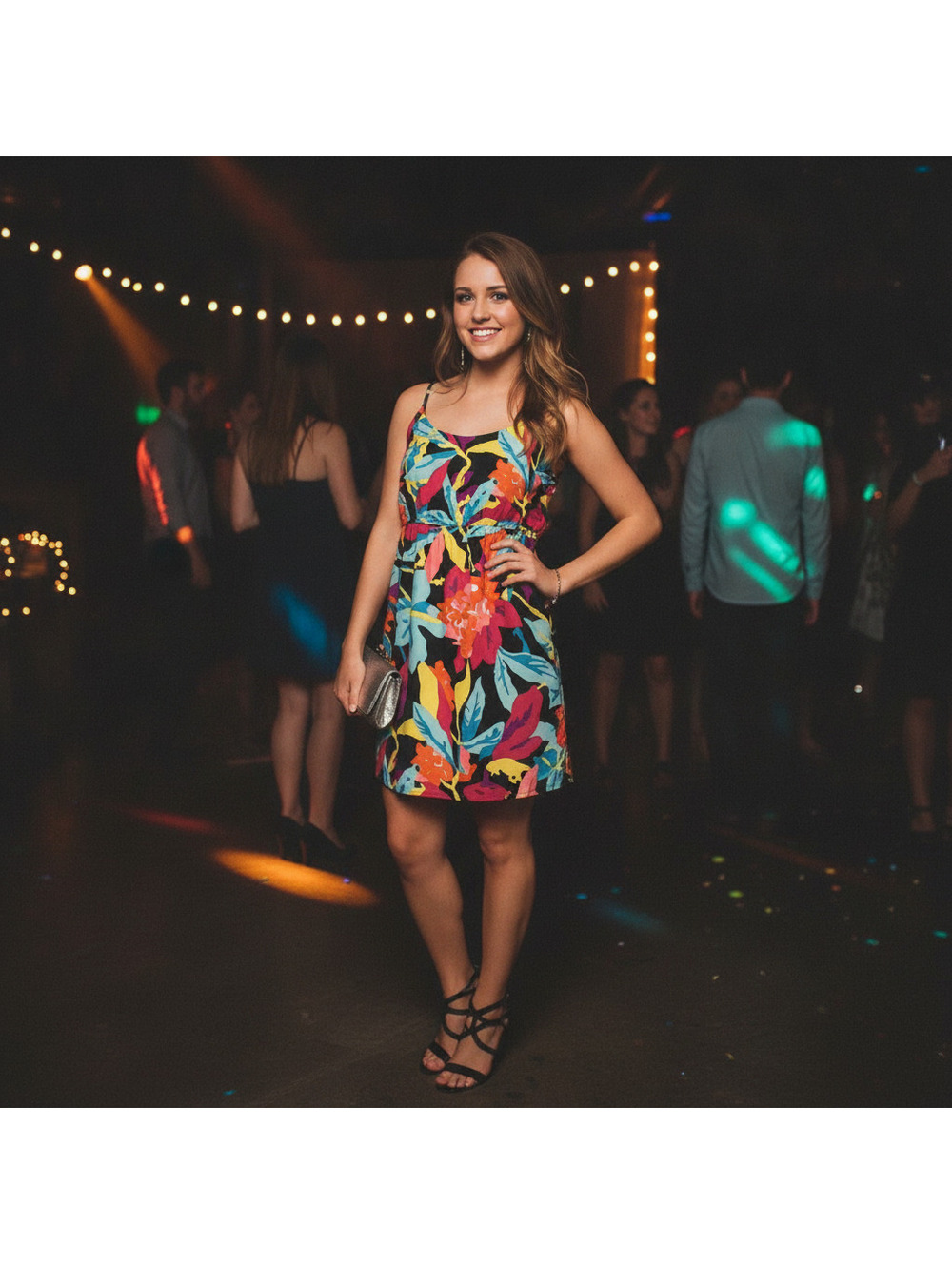 Roxy Large Floral Print Summer Dress